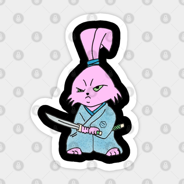 Pink Revenge Sticker by Loose Tangent Arts